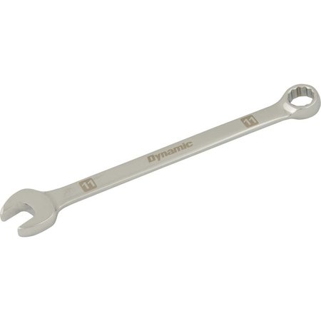 DYNAMIC Tools 11mm 12 Point Combination Wrench, Mirror Chrome Finish D074111